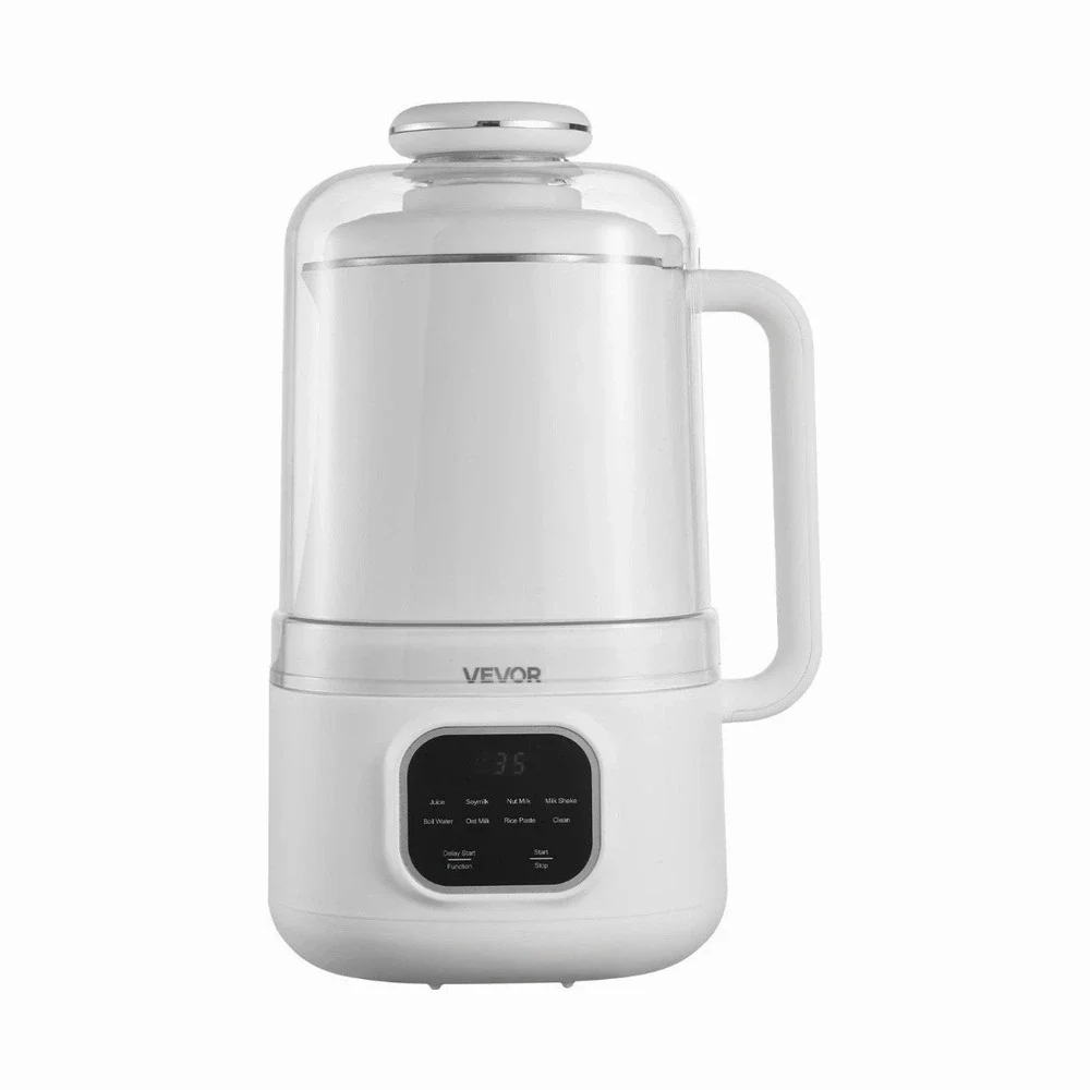 VEVOR 8-in-1 Nut Milk Maker 34 oz Soy Milk Maker 200W Blender Oat Nut Soy Juice